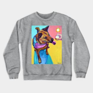 Party CAROLINA DOG with Cupcake. YUM! Crewneck Sweatshirt